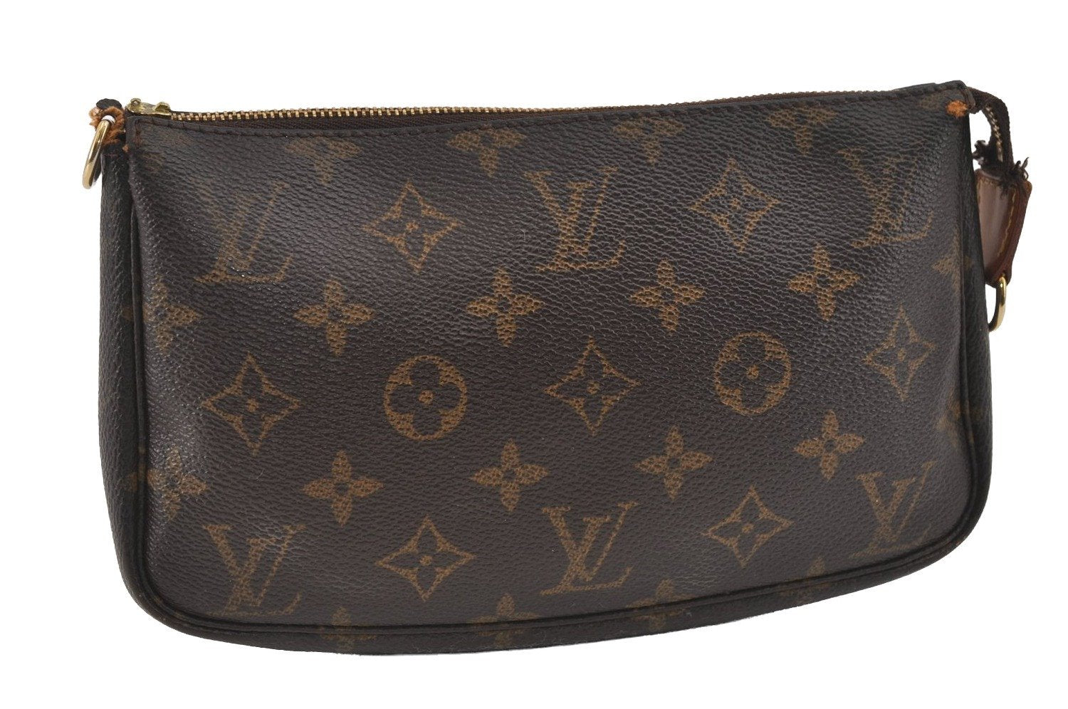 Authentic Louis Vuitton Monogram Pochette Accessoires Pouch M51980 LV Junk 1031I