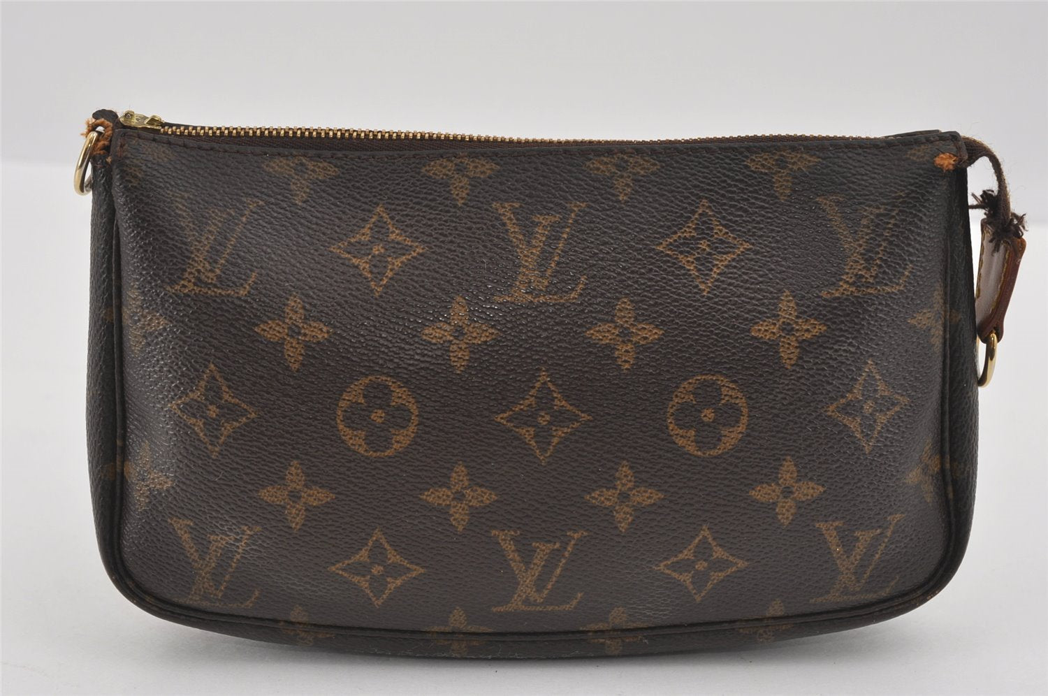Authentic Louis Vuitton Monogram Pochette Accessoires Pouch M51980 LV Junk 1031I