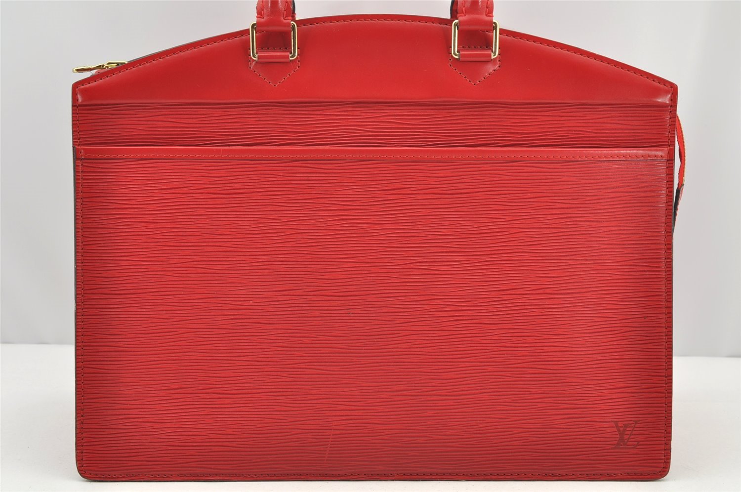 Authentic Louis Vuitton Epi Riviera Hand Bag Red M48187 LV 1032I
