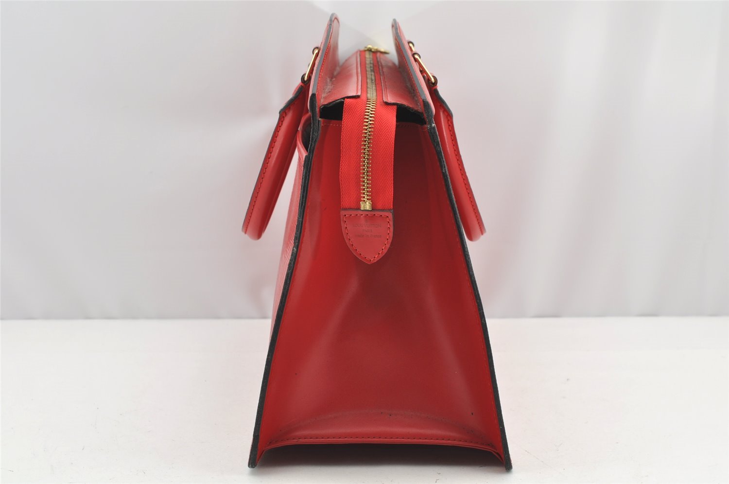 Authentic Louis Vuitton Epi Riviera Hand Bag Red M48187 LV 1032I