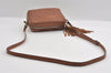 Authentic GUCCI SOHO Tassel Shoulder Cross Bag GG Leather 308364 Brown 1033I