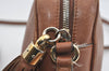 Authentic GUCCI SOHO Tassel Shoulder Cross Bag GG Leather 308364 Brown 1033I