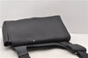 Authentic PRADA Leather Shoulder Cross Body Bag Purse Black 1035D