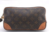 Authentic Louis Vuitton Monogram Marly Dragonne PM M51827 Clutch Hand Bag 1035F