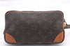 Authentic Louis Vuitton Monogram Marly Dragonne PM M51827 Clutch Hand Bag 1035F