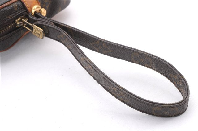 Authentic Louis Vuitton Monogram Marly Dragonne PM M51827 Clutch Hand Bag 1035F