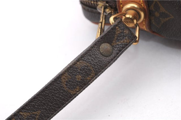 Authentic Louis Vuitton Monogram Marly Dragonne PM M51827 Clutch Hand Bag 1035F