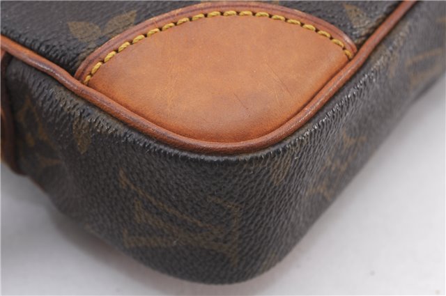Authentic Louis Vuitton Monogram Marly Dragonne PM M51827 Clutch Hand Bag 1035F