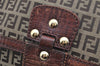 Authentic FENDI Zucchino Vintage Shoulder Bag Purse Canvas Leather Brown 1035I