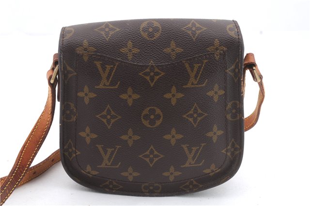 Auth Louis Vuitton Monogram Saint Cloud PM Shoulder Cross Bag M51244 LV 1038D