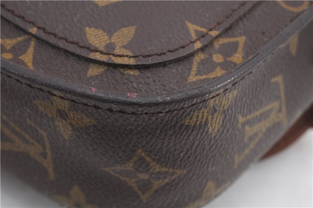 Auth Louis Vuitton Monogram Saint Cloud PM Shoulder Cross Bag M51244 LV 1038D