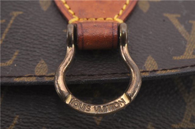 Auth Louis Vuitton Monogram Saint Cloud PM Shoulder Cross Bag M51244 LV 1038D