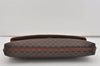 Authentic CELINE Macadam Blason Pattern Clutch Hand Bag PVC Leather Brown 1039I