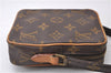 Auth Louis Vuitton Monogram Mini Poche Danube Shoulder Cross Bag M45268 LV 1040D