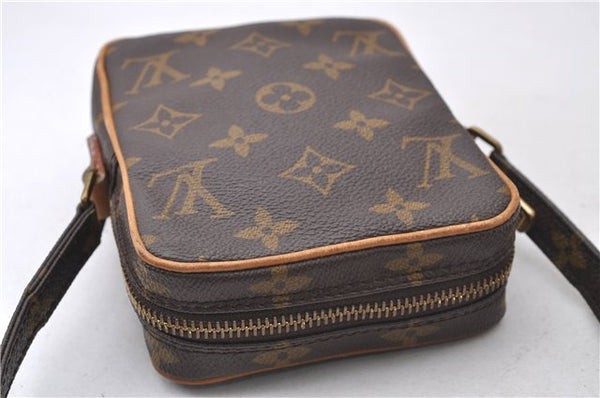 Auth Louis Vuitton Monogram Mini Poche Danube Shoulder Cross Bag M45268 LV 1040D