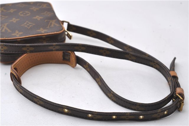 Auth Louis Vuitton Monogram Mini Poche Danube Shoulder Cross Bag M45268 LV 1040D