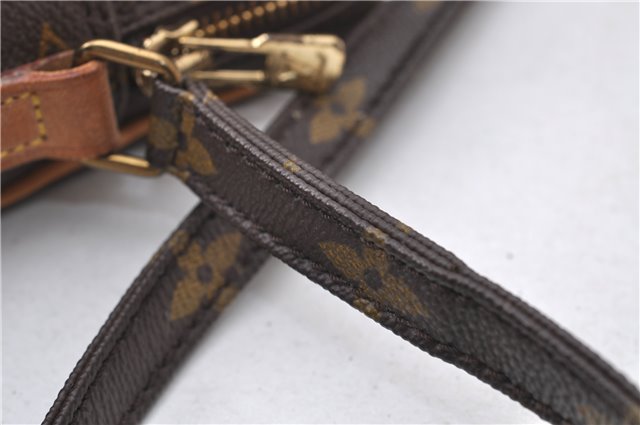 Auth Louis Vuitton Monogram Mini Poche Danube Shoulder Cross Bag M45268 LV 1040D