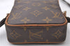 Auth Louis Vuitton Monogram Mini Poche Danube Shoulder Cross Bag M45268 LV 1040D