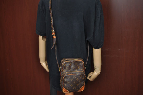 Authentic Louis Vuitton Monogram Amazone Shoulder Cross Body Bag M45236 LV 1040G