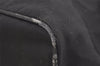 Authentic FENDI Vintage Hand Tote Bag Purse Nylon Leather Black 1040I
