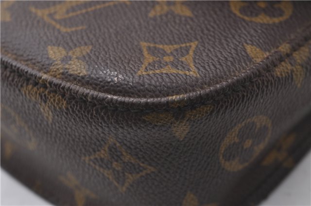 Auth Louis Vuitton Monogram Saint Cloud MM Shoulder Cross Bag M51243 LV 1042D