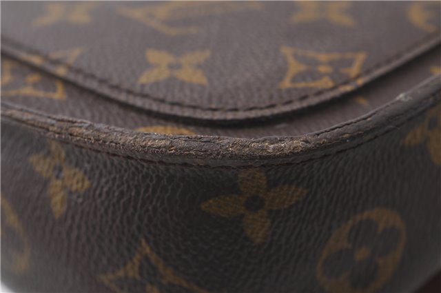 Auth Louis Vuitton Monogram Saint Cloud MM Shoulder Cross Bag M51243 LV 1042D