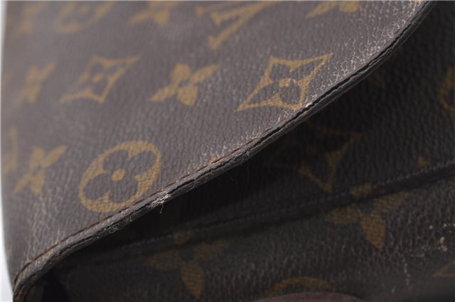 Auth Louis Vuitton Monogram Saint Cloud MM Shoulder Cross Bag M51243 LV 1042D