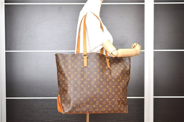 Authentic Louis Vuitton Monogram Cabas Alto Shoulder Tote Bag M51152 LV 1043G