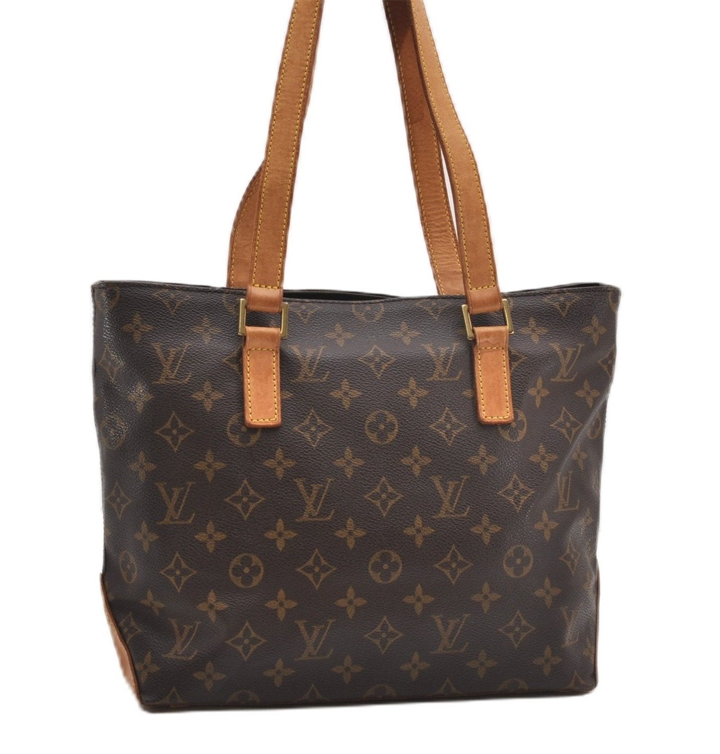 Authentic Louis Vuitton Monogram Cabas Piano Shoulder Tote Bag M51148 LV 1044G
