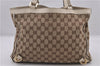 Authentic GUCCI Abbey Shoulder Hand Bag GG Canvas Leather 170004 Brown 1045F
