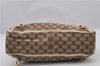 Authentic GUCCI Abbey Shoulder Hand Bag GG Canvas Leather 170004 Brown 1045F