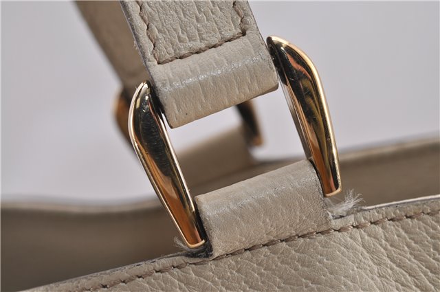 Authentic GUCCI Abbey Shoulder Hand Bag GG Canvas Leather 170004 Brown 1045F