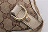 Authentic GUCCI Abbey Shoulder Hand Bag GG Canvas Leather 170004 Brown 1045F