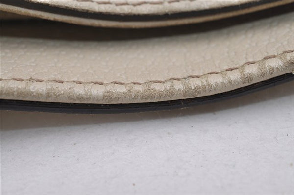 Authentic GUCCI Abbey Shoulder Hand Bag GG Canvas Leather 170004 Brown 1045F