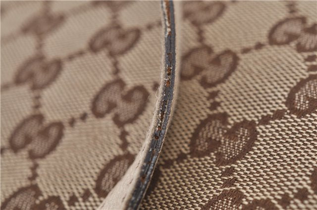 Authentic GUCCI Abbey Shoulder Hand Bag GG Canvas Leather 170004 Brown 1045F