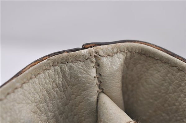 Authentic GUCCI Abbey Shoulder Hand Bag GG Canvas Leather 170004 Brown 1045F