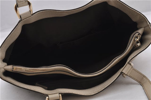 Authentic GUCCI Abbey Shoulder Hand Bag GG Canvas Leather 170004 Brown 1045F