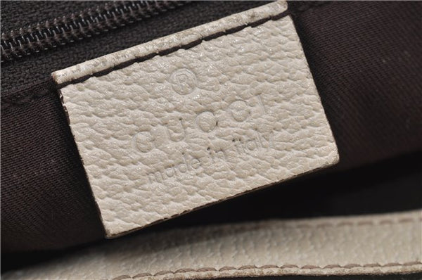 Authentic GUCCI Abbey Shoulder Hand Bag GG Canvas Leather 170004 Brown 1045F