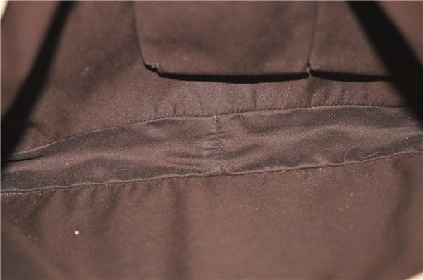 Authentic GUCCI Abbey Shoulder Hand Bag GG Canvas Leather 170004 Brown 1045F