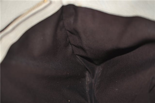 Authentic GUCCI Abbey Shoulder Hand Bag GG Canvas Leather 170004 Brown 1045F