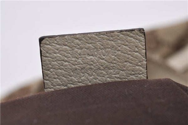 Authentic GUCCI Abbey Shoulder Hand Bag GG Canvas Leather 170004 Brown 1045F