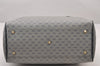 Authentic GUCCI Micro GG PVC Leather 2Way Shoulder Hand Boston Bag Navy 1045I