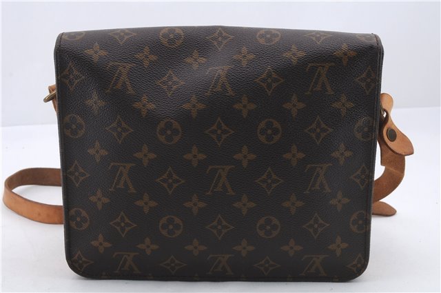 Auth Louis Vuitton Monogram Cartouchiere GM Shoulder Cross Bag M51252 LV 1046D