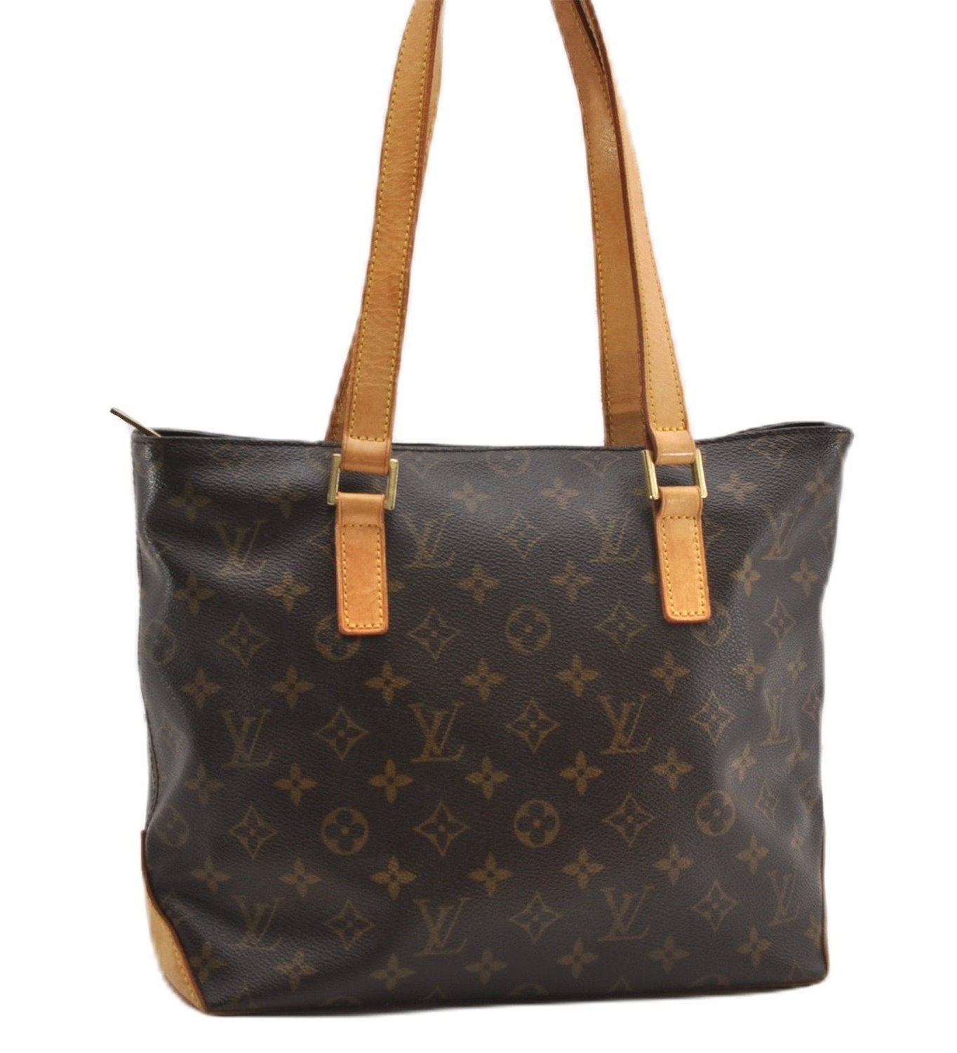 Authentic Louis Vuitton Monogram Cabas Piano Shoulder Tote Bag M51148 LV 1046G
