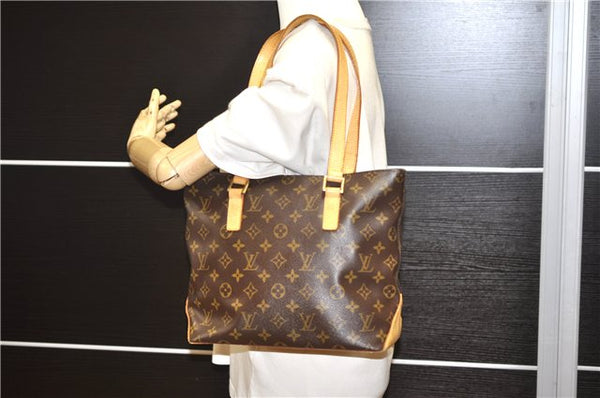 Authentic Louis Vuitton Monogram Cabas Piano Shoulder Tote Bag M51148 LV 1046G