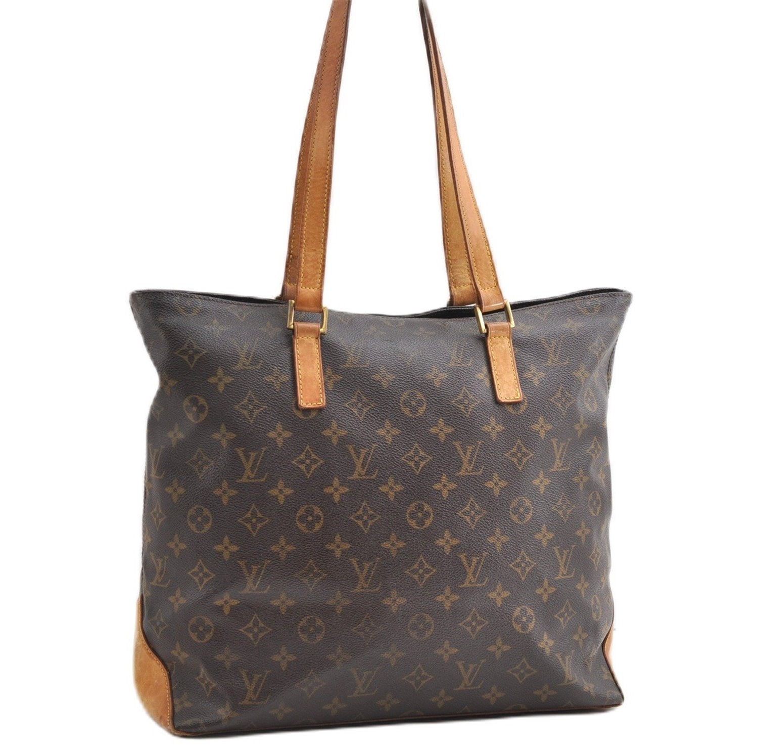 Authentic Louis Vuitton Monogram Cabas Mezzo Shoulder Tote Bag M51151 LV 1047G