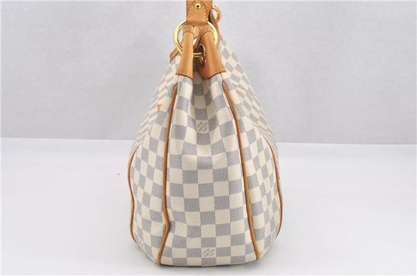 Authentic Louis Vuitton Damier Azur Galliera PM Shoulder Bag N55215 LV 1048G