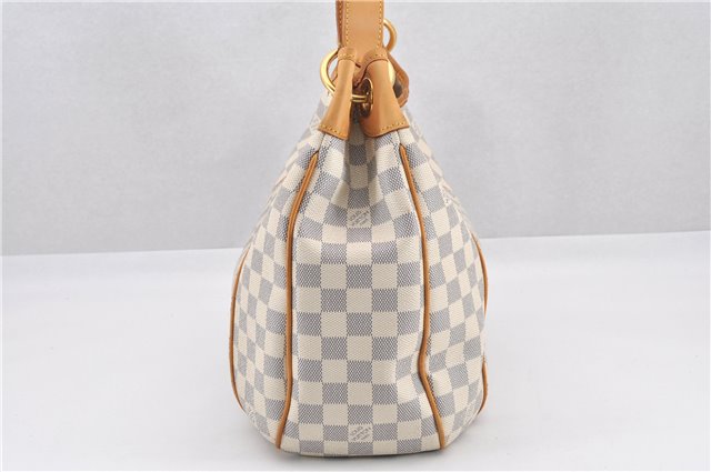 Authentic Louis Vuitton Damier Azur Galliera PM Shoulder Bag N55215 LV 1048G