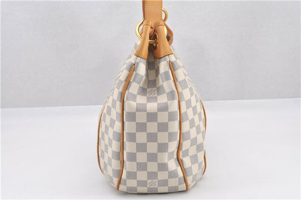 Authentic Louis Vuitton Damier Azur Galliera PM Shoulder Bag N55215 LV 1048G
