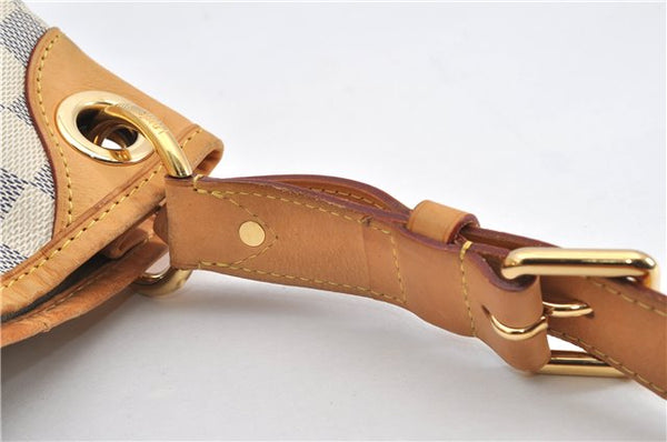 Authentic Louis Vuitton Damier Azur Galliera PM Shoulder Bag N55215 LV 1048G